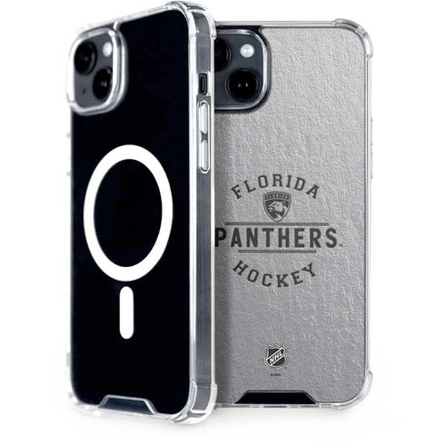 NHL Florida Panthers Black Text iPhone 15 MagSafe Case
