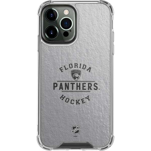 NHL Florida Panthers Black Text iPhone 14 Pro Max Clear Case