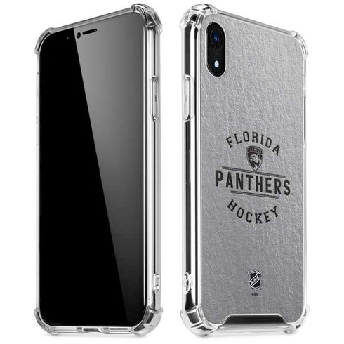 NHL Florida Panthers Black Text iPhone XR Clear Case