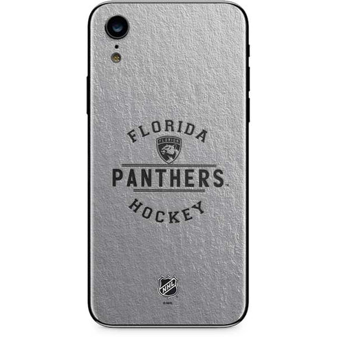 NHL Florida Panthers Black Text iPhone XR Skin