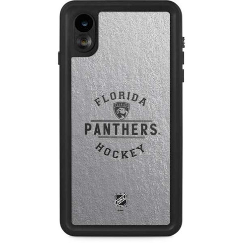 NHL Florida Panthers Black Text iPhone XR Waterproof Case