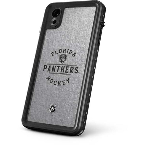 NHL Florida Panthers Black Text iPhone XR Waterproof Case