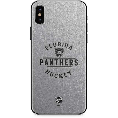NHL Florida Panthers Black Text iPhone XS Max Skin