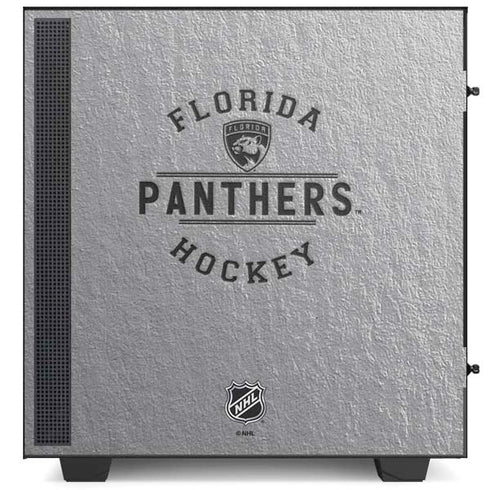 NHL Florida Panthers Black Text NZXT H510 Compact ATX Mid-Tower Case Skin
