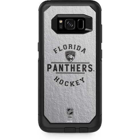 NHL Florida Panthers Black Text Otterbox Commuter Galaxy Skin