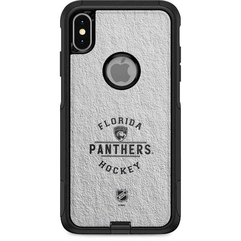 NHL Florida Panthers Black Text Otterbox Commuter iPhone Skin