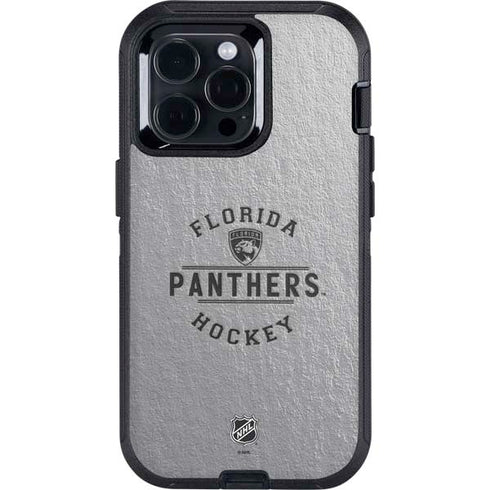 NHL Florida Panthers Black Text Otterbox Defender iPhone Skin