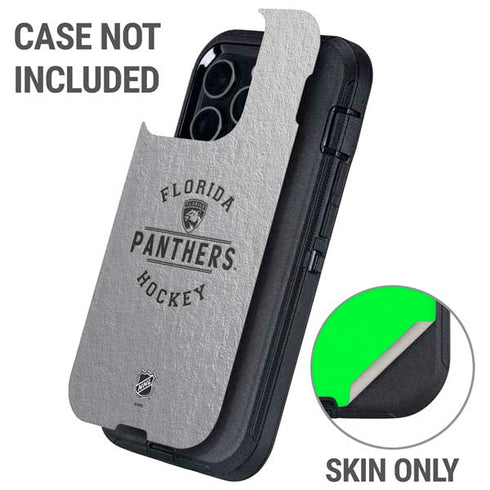 NHL Florida Panthers Black Text Otterbox Defender iPhone Skin