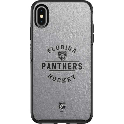 NHL Florida Panthers Black Text Otterbox Symmetry iPhone Skin