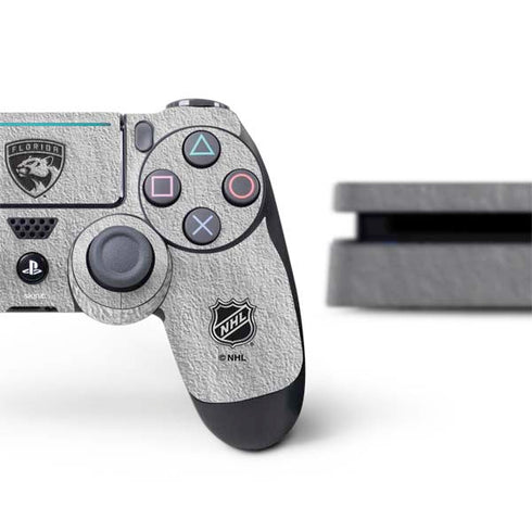 NHL Florida Panthers Black Text PS4 Slim Bundle Skin