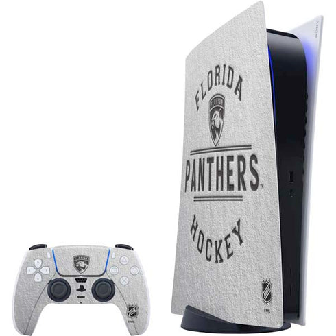 NHL Florida Panthers Black Text PS5 Digital Edition Bundle Skin