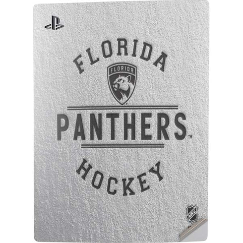 NHL Florida Panthers Black Text PS5 Digital Edition Console Skin