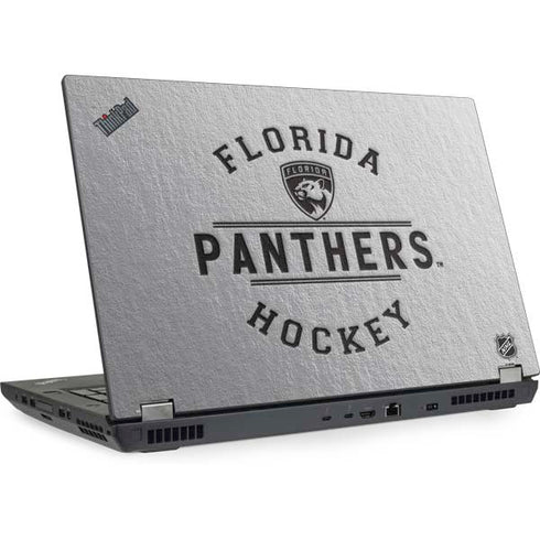 NHL Florida Panthers Black Text Lenovo ThinkPad Skin