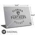 NHL Florida Panthers Black Text Universal Laptop 18in (14.6 x 10.6in) Skin