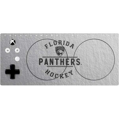 NHL Florida Panthers Black Text Xbox Adaptive Controller Skin