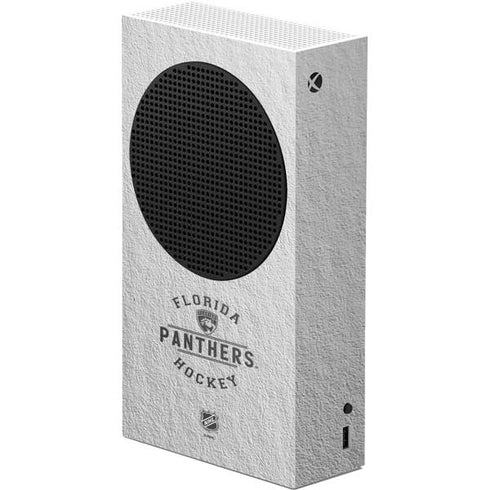 NHL Florida Panthers Black Text Xbox Series S Console Skin