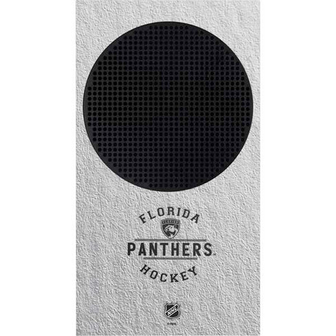 NHL Florida Panthers Black Text Xbox Series S Console Skin