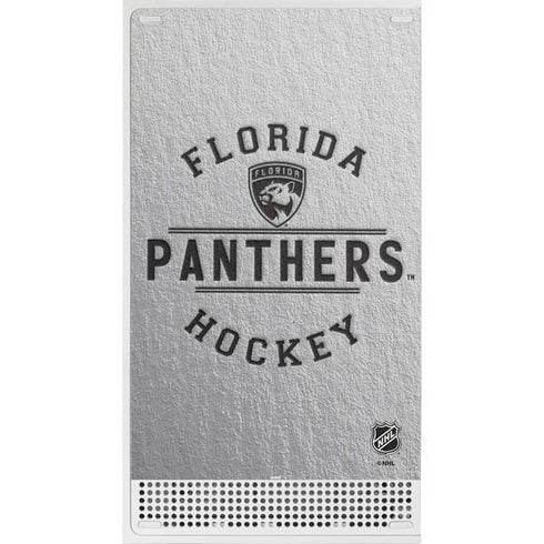 NHL Florida Panthers Black Text Xbox Series S Console Skin