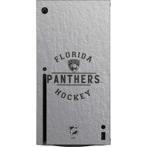 NHL Florida Panthers Black Text Xbox Series X Console Skin