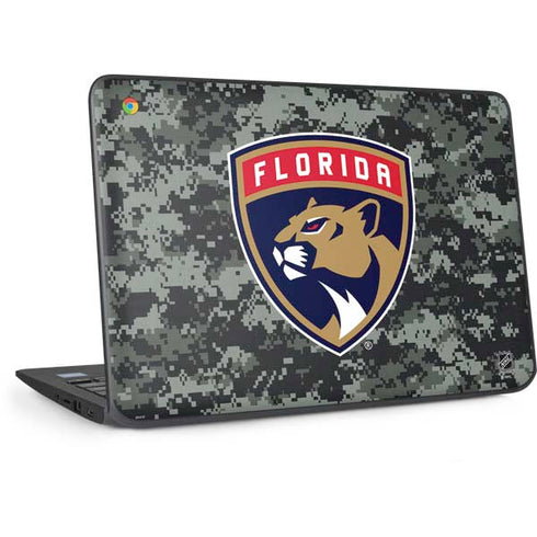 NHL Florida Panthers Camo HP Chromebook Skin