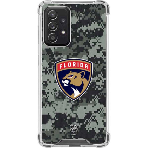 NHL Florida Panthers Camo Galaxy A52 5G Clear Case