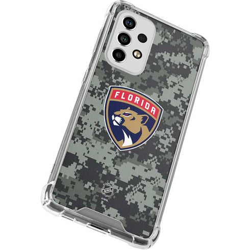 NHL Florida Panthers Camo Galaxy A53 5G Clear Case