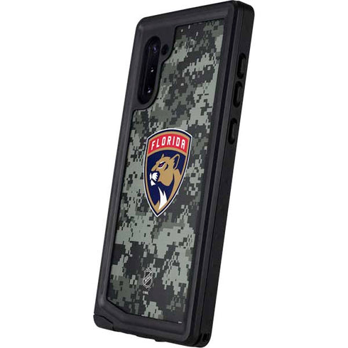 NHL Florida Panthers Camo Galaxy Note 10 Waterproof Case