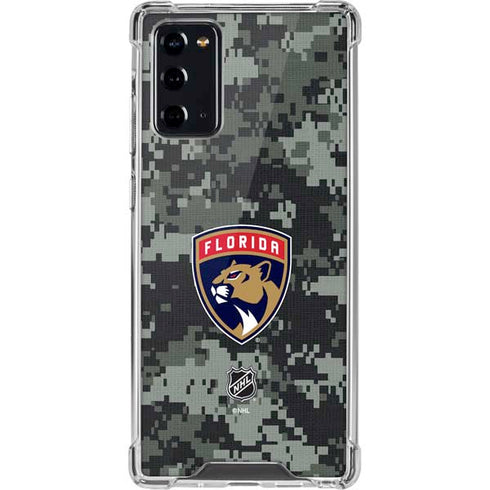 NHL Florida Panthers Camo Galaxy Note20 5G Clear Case