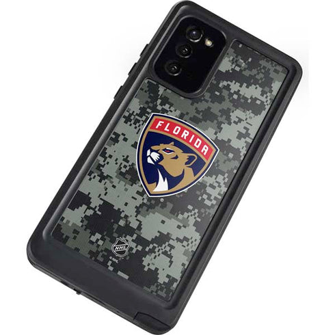 NHL Florida Panthers Camo Galaxy Note20 5G Waterproof Case