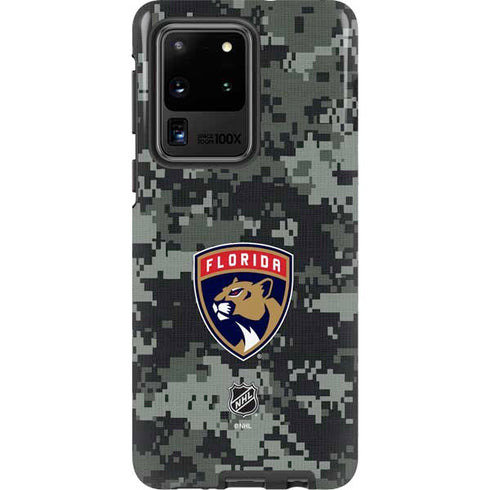 NHL Florida Panthers Camo Galaxy S20 Ultra 5G Pro Case
