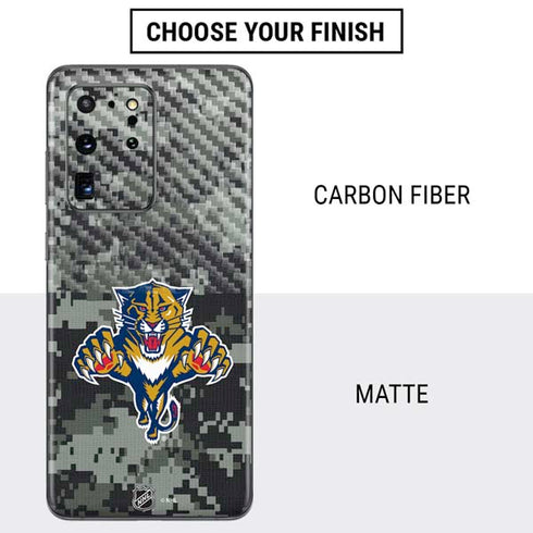 NHL Florida Panthers Camo Galaxy S20 Ultra 5G Skin