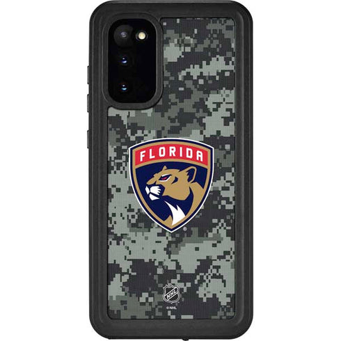 NHL Florida Panthers Camo Galaxy S20 Waterproof Case