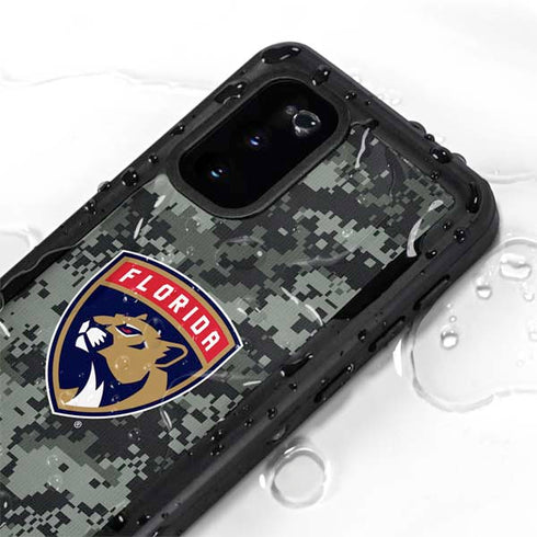 NHL Florida Panthers Camo Galaxy S20 Waterproof Case