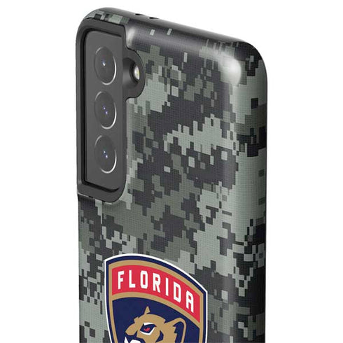 NHL Florida Panthers Camo Galaxy S21 5G Pro Case