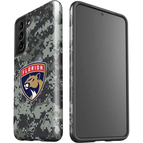 NHL Florida Panthers Camo Galaxy S21 5G Pro Case