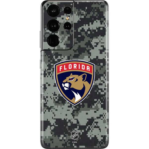 NHL Florida Panthers Camo Galaxy S21 Ultra 5G Skin