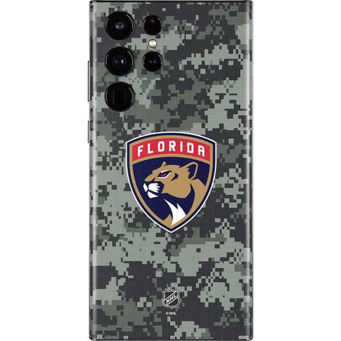 NHL Florida Panthers Camo Galaxy S22 Ultra Skin