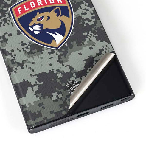 NHL Florida Panthers Camo Galaxy S22 Ultra Skin