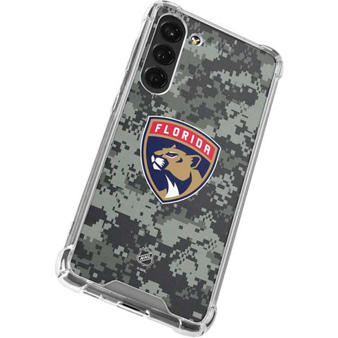 NHL Florida Panthers Camo Galaxy S23 Plus Clear Case