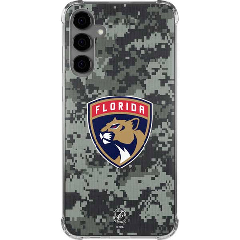 NHL Florida Panthers Camo Galaxy S24 Plus Clear Case