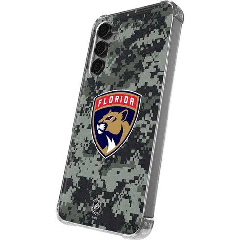 NHL Florida Panthers Camo Galaxy S24 Plus Clear Case