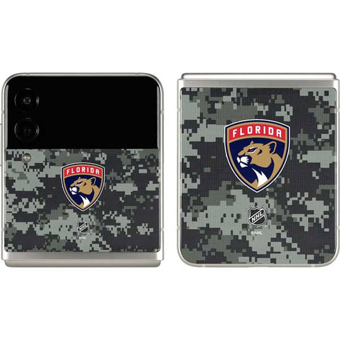 NHL Florida Panthers Camo Galaxy Z Flip3 5G Skin