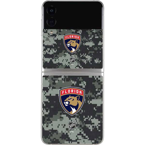 NHL Florida Panthers Camo Galaxy Z Flip3 5G Skin