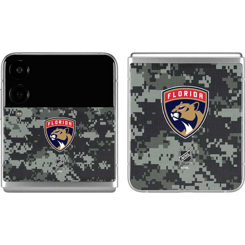 NHL Florida Panthers Camo Galaxy Z Flip4 5G Skin