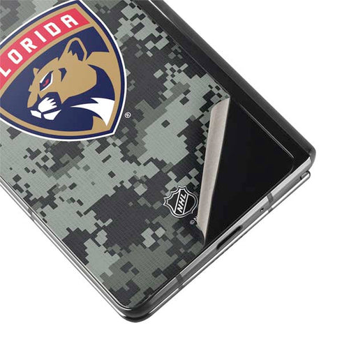 NHL Florida Panthers Camo Galaxy Z Fold2 5G Skin