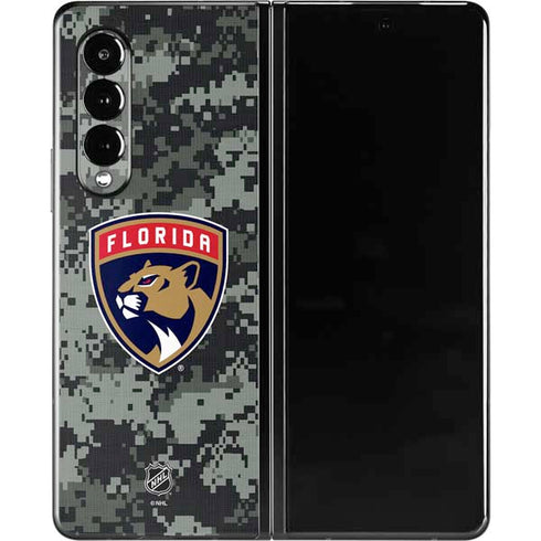 NHL Florida Panthers Camo Galaxy Z Fold3 5G Skin