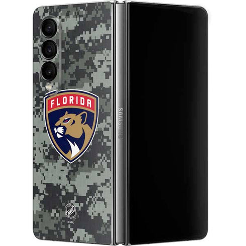 NHL Florida Panthers Camo Galaxy Z Fold4 5G Skin