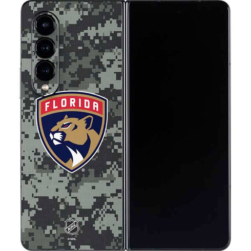 NHL Florida Panthers Camo Galaxy Z Fold4 5G Skin