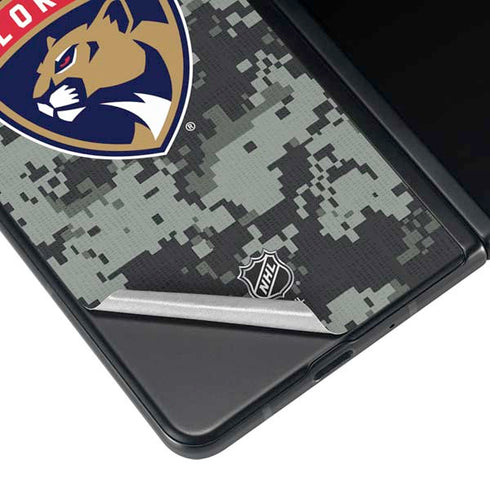 NHL Florida Panthers Camo Galaxy Z Fold4 5G Skin