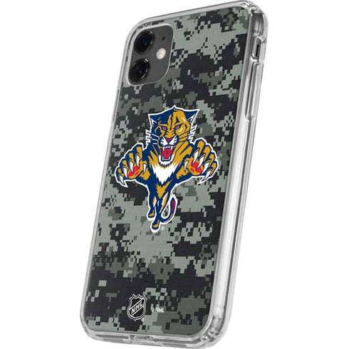 NHL Florida Panthers Camo iPhone 11 Clear Case